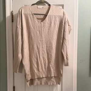 Dreamers V-Neck Cream Sweater